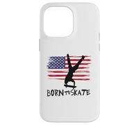 skateboard USA bandiera sport patriot trick equilibrio Custodia per iPhone 14 Pro Max