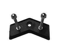 Skateboard Wall Hanger, Vertical Skateboard Rack, 2.71x2.93 Inches Lightweight Compact, Snowboard Display Stand, Pp Storage Racks for Patio Garage Bedroom Living Room, Black