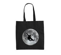 SkateBoarder Moon - Borsa In Tela - Skater Skateboarding Skateboard