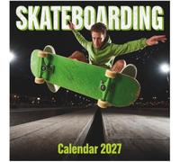 Skateboarding Calendar 2027: Gritty, high-speed, and cinematic: own the concrete with extreme, motivational, and collectible action shots
