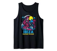 Skateboarding Ibiza Isole Baleari Retro Uomo Beach Life Canotta