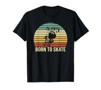 Skateboarding Regalo Skater Born To Skate Maglietta