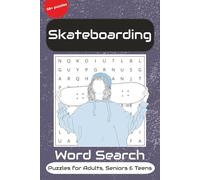 Skateboarding Word Search Puzzle Book: Word Searches with Easy to Read Print about Skateboarding, Skating, BMX and More | 6x9 inches, 110 pages | 50+ ... For Vacations, Holidays and Relaxing times