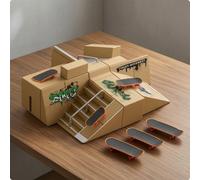 Skatepark Modulare da Dita Graffiti Parco Fingerboard Miniatura