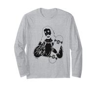 Skater Gesù Cristo Punk Skateboard Skateboard Maglia a Manica