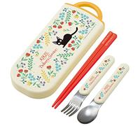 Skater - Set di Posate, 3 Pezzi, 3 Set, Acciaio Inossidabile, Portatile, Lavabile in Lavastoviglie, Kiki petite sorcière