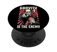 Skater Skateboarder Frankenstein Gravity è il nemico Skate PopSockets PopGrip Adesivo