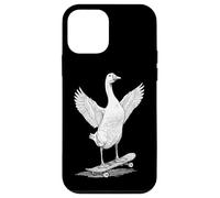 Skater Skateboarder Oca Funny Farm Animal Skateboarding Custodia per iPhone 12 mini