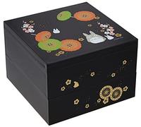 Skater Studio Ghibli Totoro 2-Tier Jubako Bento Box Laccato Giappone NLW15