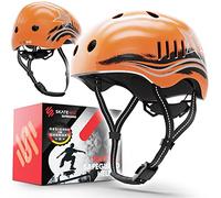 SKATEWIZ Casco da Bicicletta Casco da Skater per Bambini e Ragazzi sviluppato da Un Produttore Tedesco in 12 Fantastici Design - Caschi per Bambini Estremamente Leggeri
