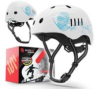 SKATEWIZ Casco da Bicicletta Casco da Skater per Bambini e Ragazzi sviluppato da Un Produttore Tedesco in 12 Fantastici Design - Caschi per Bambini Estremamente Leggeri