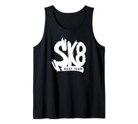 Skating Crew SK8 Best Team Urban Street Style Canotta