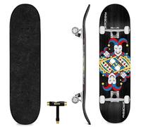 Skatro - PRO Skateboard 31" Complete Skateboard. Skate Board Ages: Adults, Boys, Girls, Beginners, And Kids
