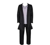 SKAYWHUK Eren Yeager Costume Cosplay Eren Jaeger Final Season Giacca Trincea cappotto con cappuccio con parrucca per uomo
