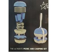 Skaza Pick & Go set Campeggio/Spiaggia Contenitore+Scolapiatti