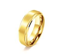 Skcess Anelli dell'amicizia da uomo in acciaio al tungsteno, forma opaca, unisex, anelli decorativi per matrimonio, misure 54-70