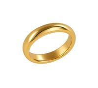 Skcess Anelli dell'amicizia in oro bianco 9 K 14 K 18 K per donne, anello di promessa anello lucido per lei, 11, Oro giallo 18 carati senza pietre preziose, Zirconia cubica
