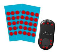 SKDFHOD 40 Pezzi Piedini Rapidi per Mouse Wireless, Rotondi Universali per Mouse da 6 mm, Cuscinetti Rotondi, per Pattini Adesivi Inferiori Antiscivolo, Proprietà di Scorrimento Perfette per Giochi