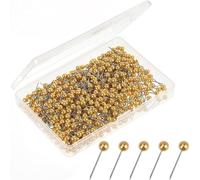 SKDFHOD 500 Pezzi Mappa Puntine da Disegno, Untina per Mappa, Puntine da Disegno per Bacheca Spille con Punta in Acciaio con Testa in Plastica per Spille, per Bacheca in Sughero