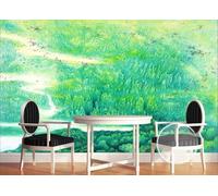 skdhlifpj Carta Da Parati 3d Fotografia Paesaggio Naturale Verde 400cmx280cm Astratto Con Vista Sulla Montagna Naturale Oca Vola A Sud Camera Da Letto Soggiorno Decorazione Sfondo