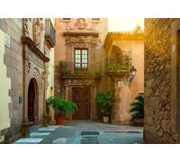 skdhlifpj Carta Da Parati Città 3d Tessuto Non Tessuto Fotografia Strade Cittadine Ponti Panorama Urbano Sfondo 300cmx256cm Camera Da Letto Soggiorno Sfondo
