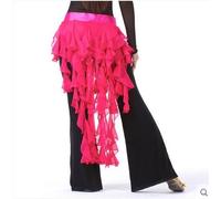 Skdvy Cintura Donna per Danza del Ventre, Hip Sciarpa Belly Dance Costumes Chiffon Tassel Dance Belly Dance Sciarpa Anca for Le Donne Belly Dancing Cints 12 Tipi di Colori(1)