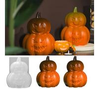 Skeadex Stampi in silicone per Halloween, stampi in silicone 3D, per zucca, per l'autunno, in silicone, per Halloween, per annaffiare la zucca, Halloween