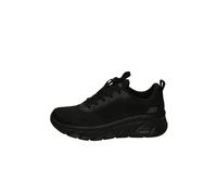 Skechers, 117385 Bob Flex, Lacci, Tessuto, Nero - 37½