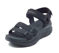 Skechers 119828 Going Out Vibes Black Sandali per Donna in tessuto nero con stra