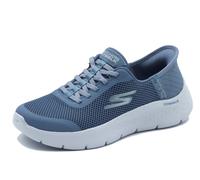 Skechers 124836 Go Walk Flex Blue Slip-On per Donna in tessuto blu