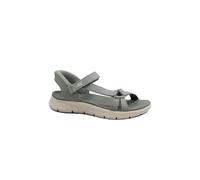 SKECHERS 141481 GO WALK FLEX ILLUMINATE SAGE grigio scarpe donna sandali strappo