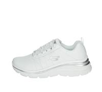 Skechers 149473/Wsl Effortless White Silver, Scarpe da ginnastica Donna, Bianco, 37 EU