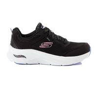 Skechers 149685 Bkmt, Sneaker Donna, Multi Trim In Pelle Nera, 37 EU