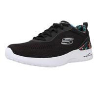 Skechers 149756 Bkmt, Sneaker Donna, Finiture In Rete Nera, 36.5 EU