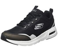 Skechers 149945 Bkw, Sneaker Donna, Rete Nera Con Finiture Bianche, 38 EU