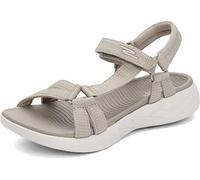 Skechers 15316-nat_37, Sandali da esterno Donna, Beige, 37 EU