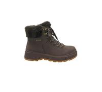 SKECHERS 168087 PARK CITY CHOCOLATE marrone scarpe donna scarponcino lacci zip d