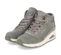 Skechers 177181 OLV Stivali stringati in pelle e sintetico da donna, colore verde, verde, 41 EU