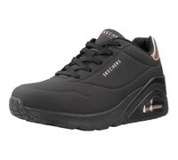 Skechers, 177520 Uno Wedge, Lacci, Ecopelle, Nero - 35