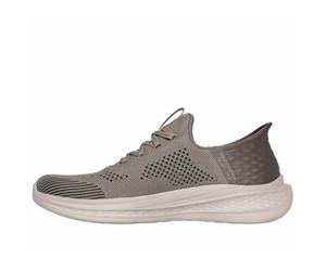 Skechers 210810-KHK Slip da Uomo Relaxed Fit Slade-Quinto 47,5 EU | Air Cooled Memory Foam Hands Free Vegan Comfort Scarpe per Il Tempo Libero