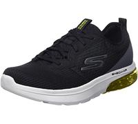 Skechers 216153 Bkyl, Scarpe da Ginnastica Uomo, Tessuto Nero e Giallo, 43 EU