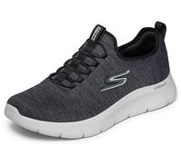 Skechers 216484 Bkw, Scarpe da ginnastica Uomo, Tessuto Nero Con Finiture Bianche, 39.5 EU