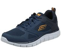 Skechers 232398 Nvy, Scarpe da ginnastica Uomo, Rivestimento In Rete In Pelle Blu Navy, 47.5 EU
