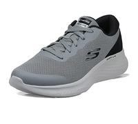 Skechers 232591 Gybk, Scarpe da ginnastica Uomo, Grigio Mesh Duraleather Trim, 41 EU