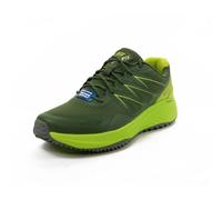 Skechers 232781 Bounder RSE Olive Lime Scarpe Sportive per Uomo Tessuto Verde Memory Foam (Taglia 45)