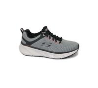 SKECHERS 232843 EDGERIDE grigio charcoal black scarpe uomo sneakers lacci tessut