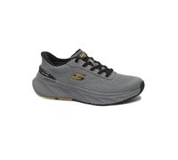 SKECHERS 232846 EDGERIDE charcoal yellow grigio scarpe uomo sneakers lacci tessu