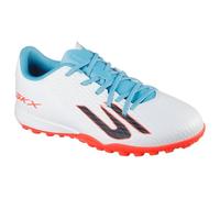 Skechers Bambino SKX_2 Jr Youth TF Shoes in Bianco/Turchese, Taglia 35