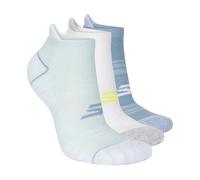 Skechers 3-Pack Performance Pickleball Low Cut Socks, Odor Control & Mesh Ventilation Calzini, Blu Cipria/Bianco/Chambray, 9-11 Donna