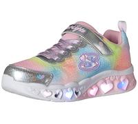 Skechers 302315l Smlt, Scarpe da ginnastica Bambine e ragazze, Maglia Sintetica D Argento, 33 EU